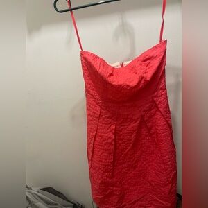 J. Crew Factory Vibrant Red Dress